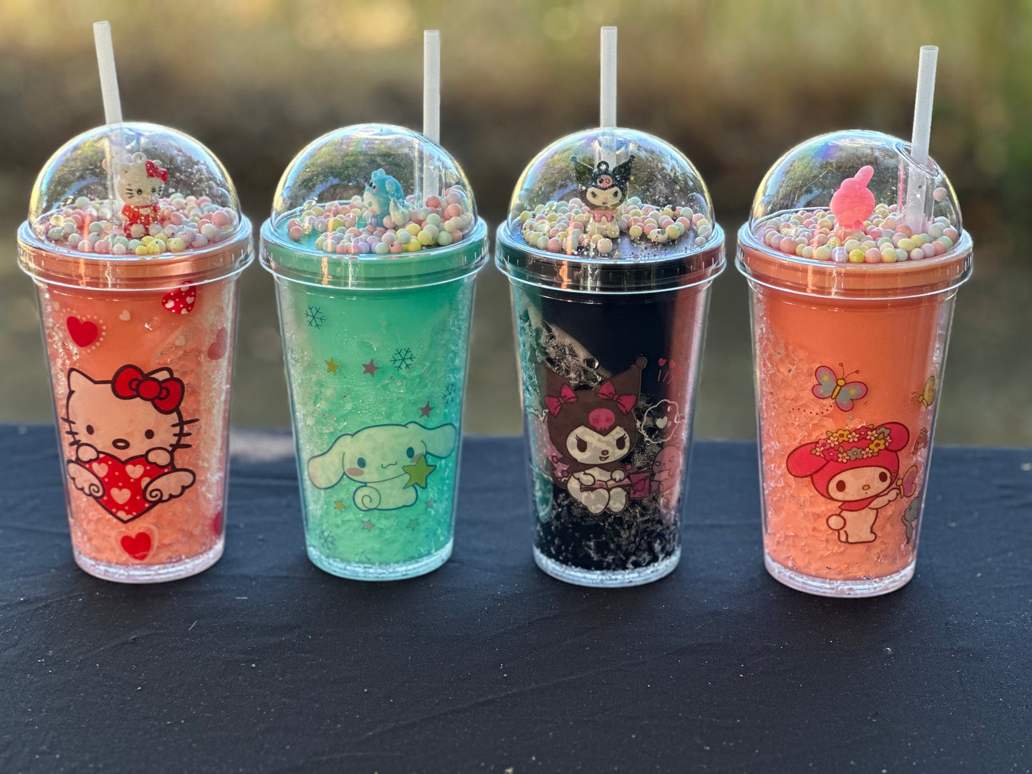 Cartoon cups