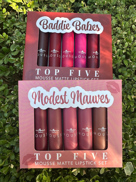 Top five Matte lipsticks ☀️