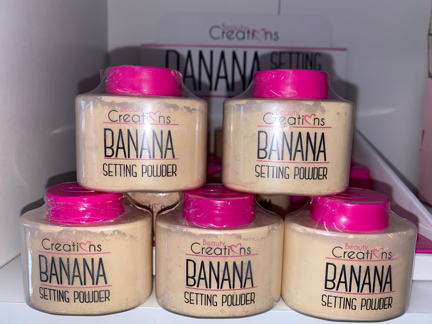 Banana setting powder