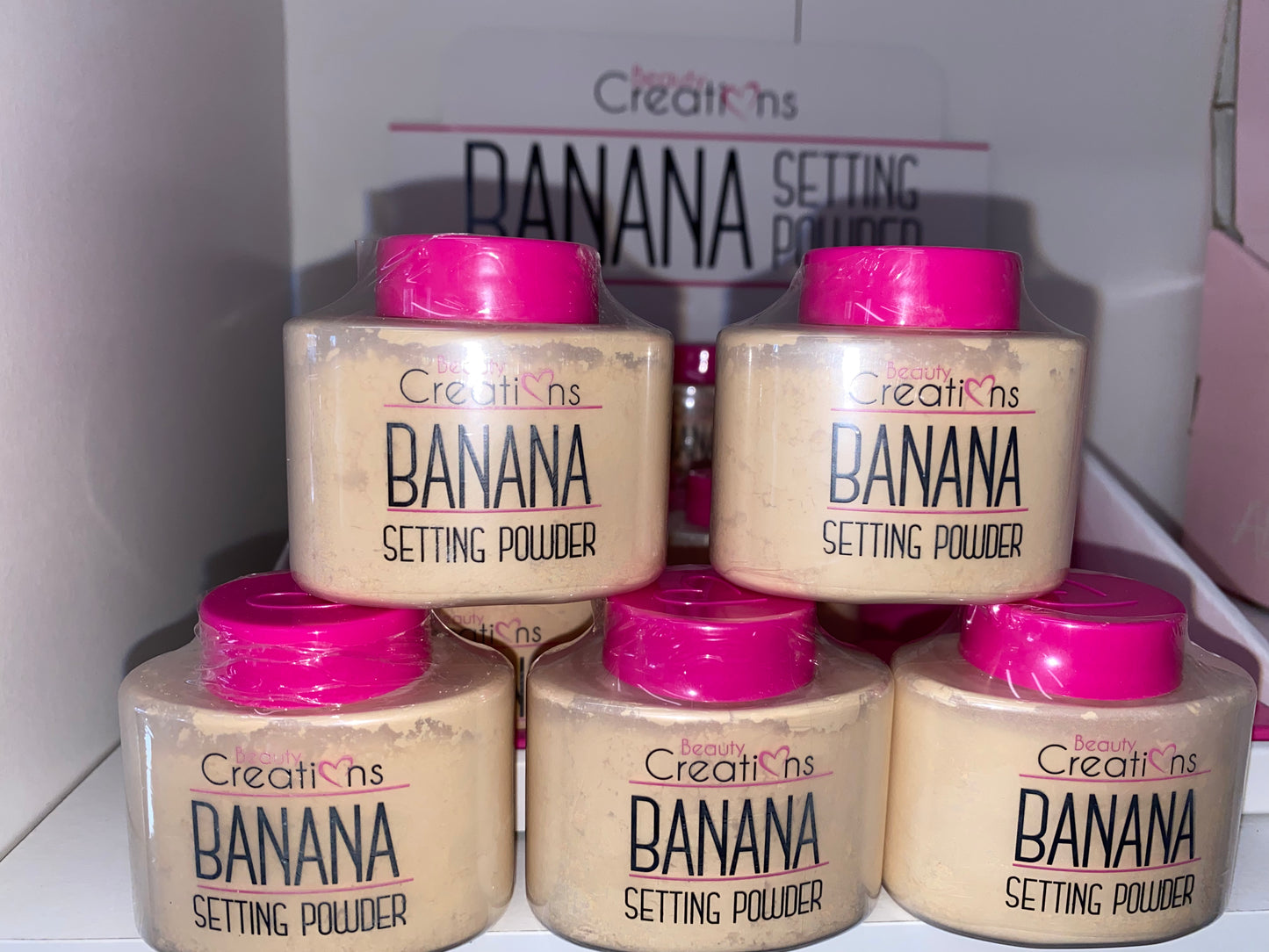 Banana setting powder